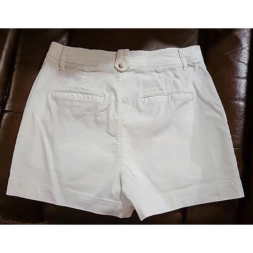 Maeve Sailor By Anthropologie White Chino Shorts Pockets Size 10 Womens #CB3 - Picture 10 of 15